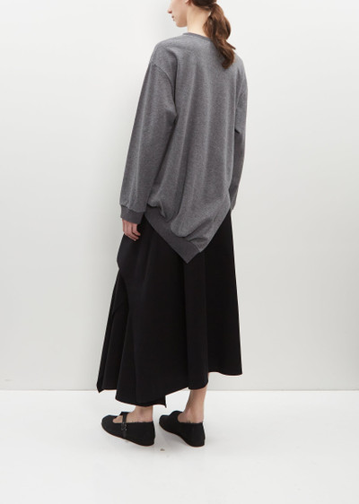 Yohji Yamamoto Asymmetric Sweatshirt Pullover outlook