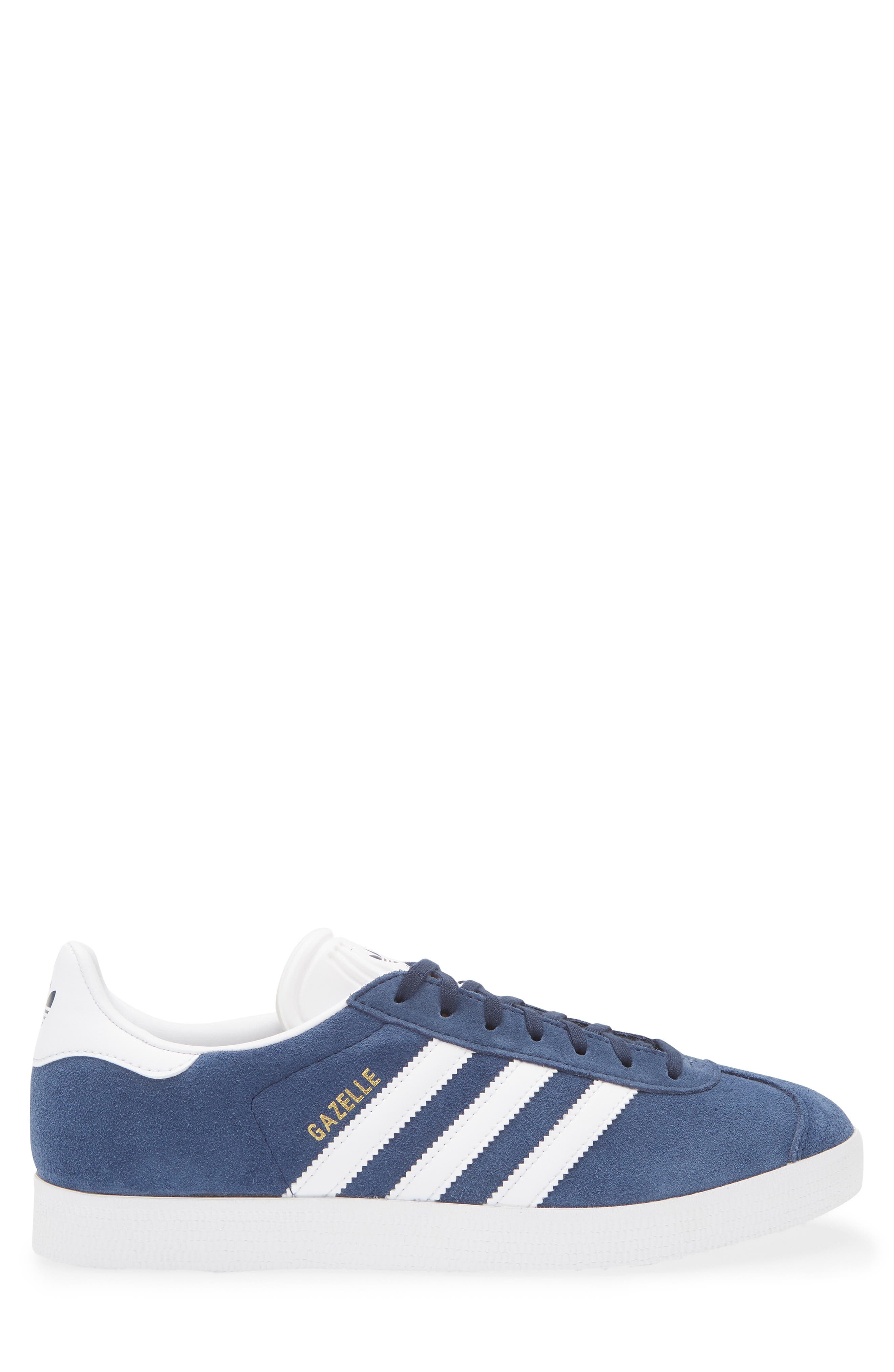 adidas Gazelle Sneaker in Collegiate Navy/white/gold Met at Nordstrom - 3