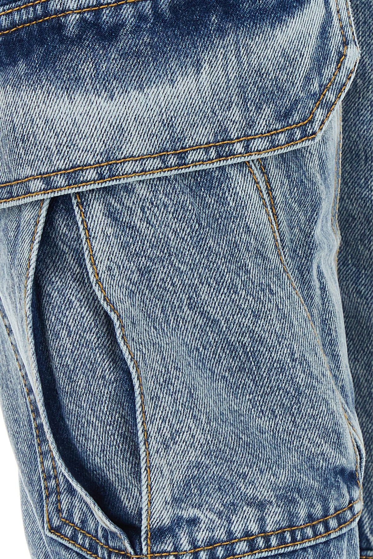 Denim cargo jeans - 5
