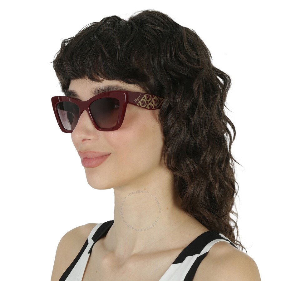 Salvatore Ferragamo Bordeaux Gradient Cat Eye Ladies Sunglasses SF1081SE 603 55 - 2