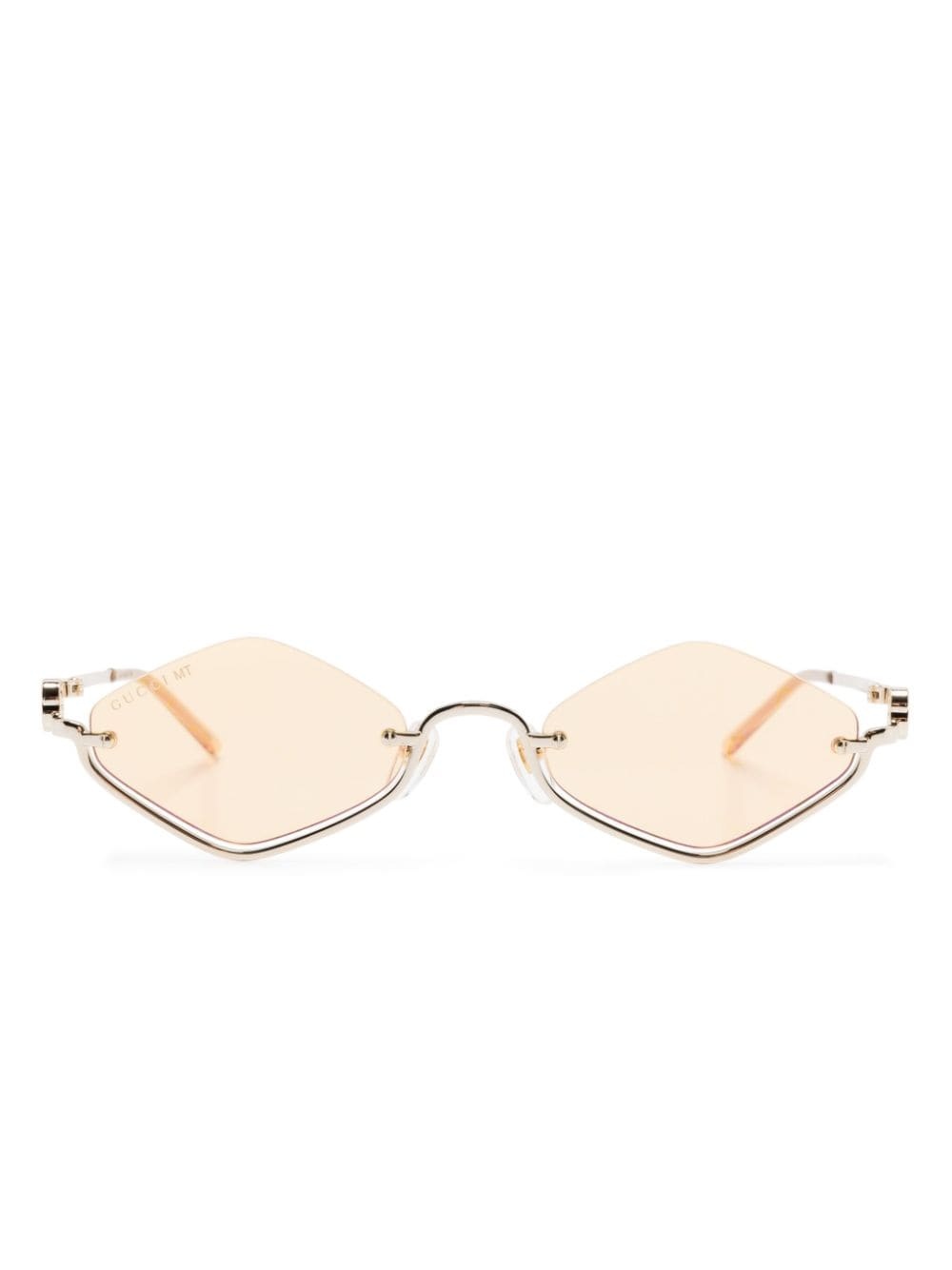 geometric-frame sunglasses - 1