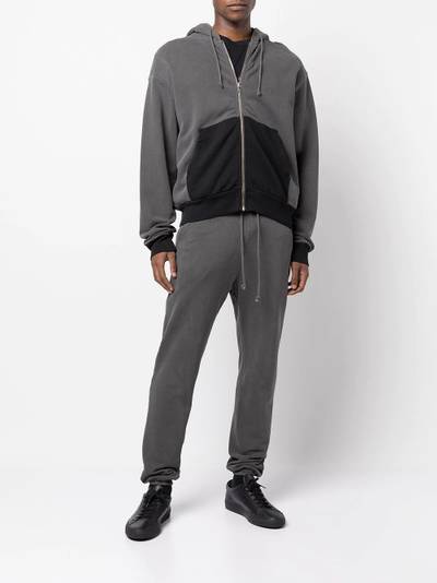 John Elliott 1992 zip-up cotton hoodie outlook