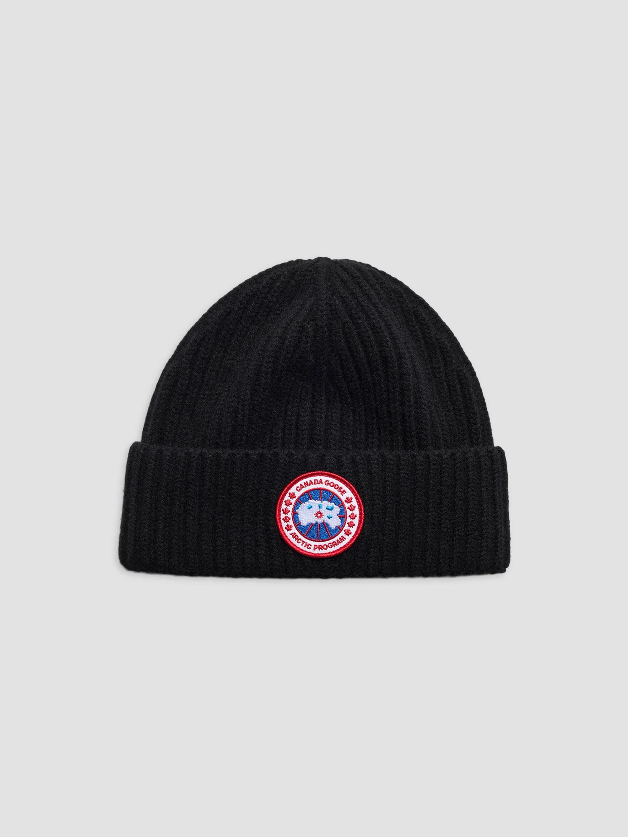 Women's Toque Merino Wool-Cashmere Beanie - Black - 1