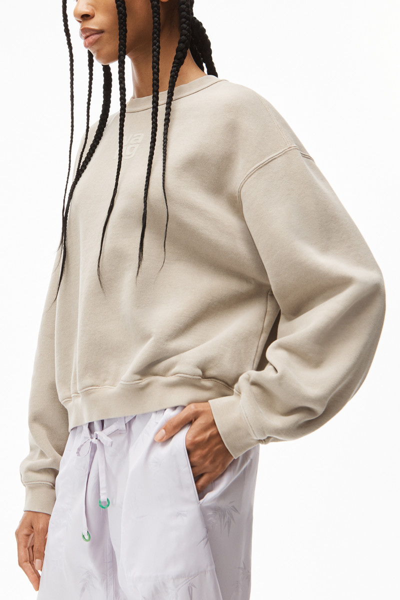 PUFF LOGO SWEATSHIRT IN STRUCTURED TERRY 5