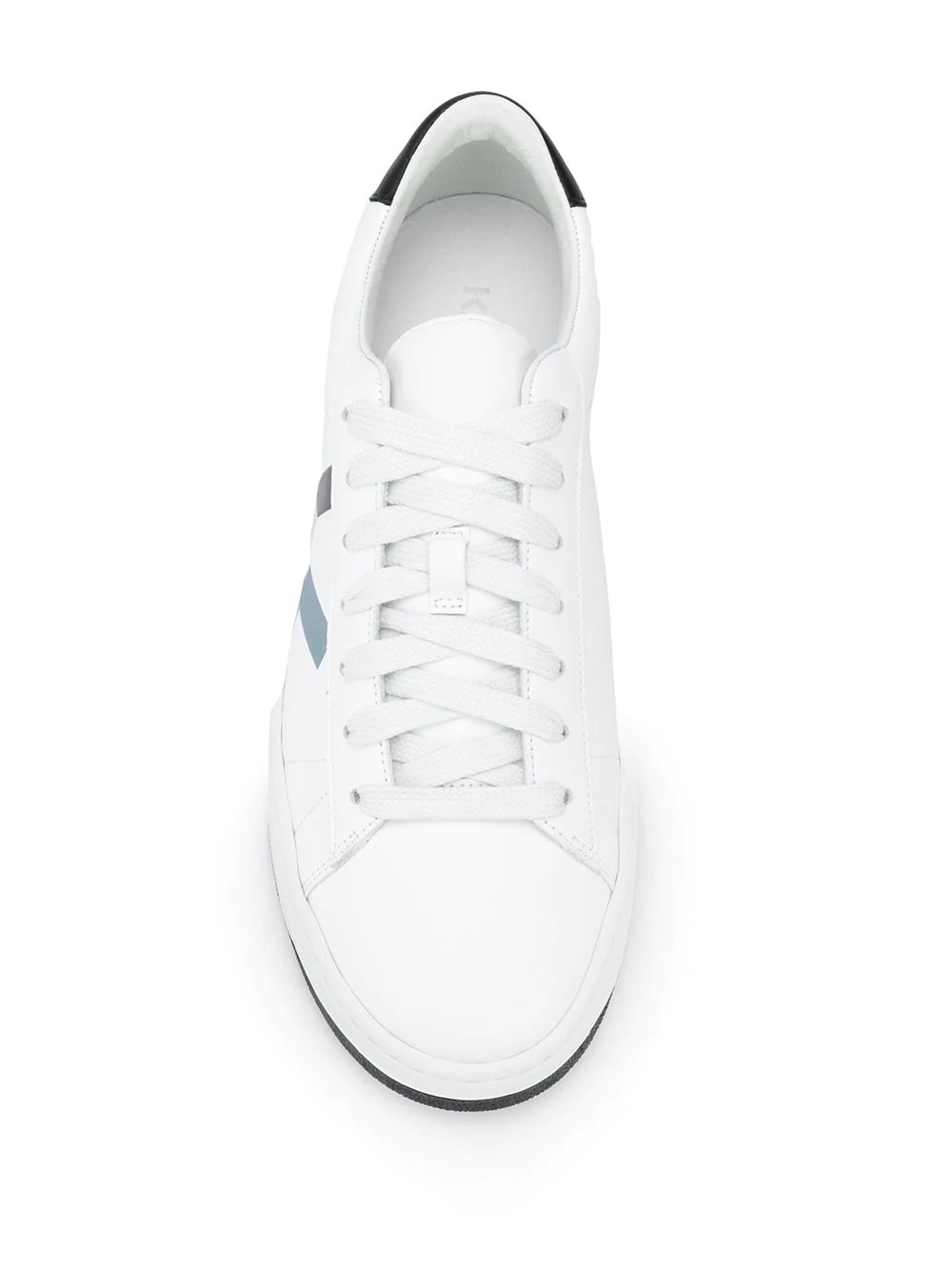 low-top lace-up trainers - 4