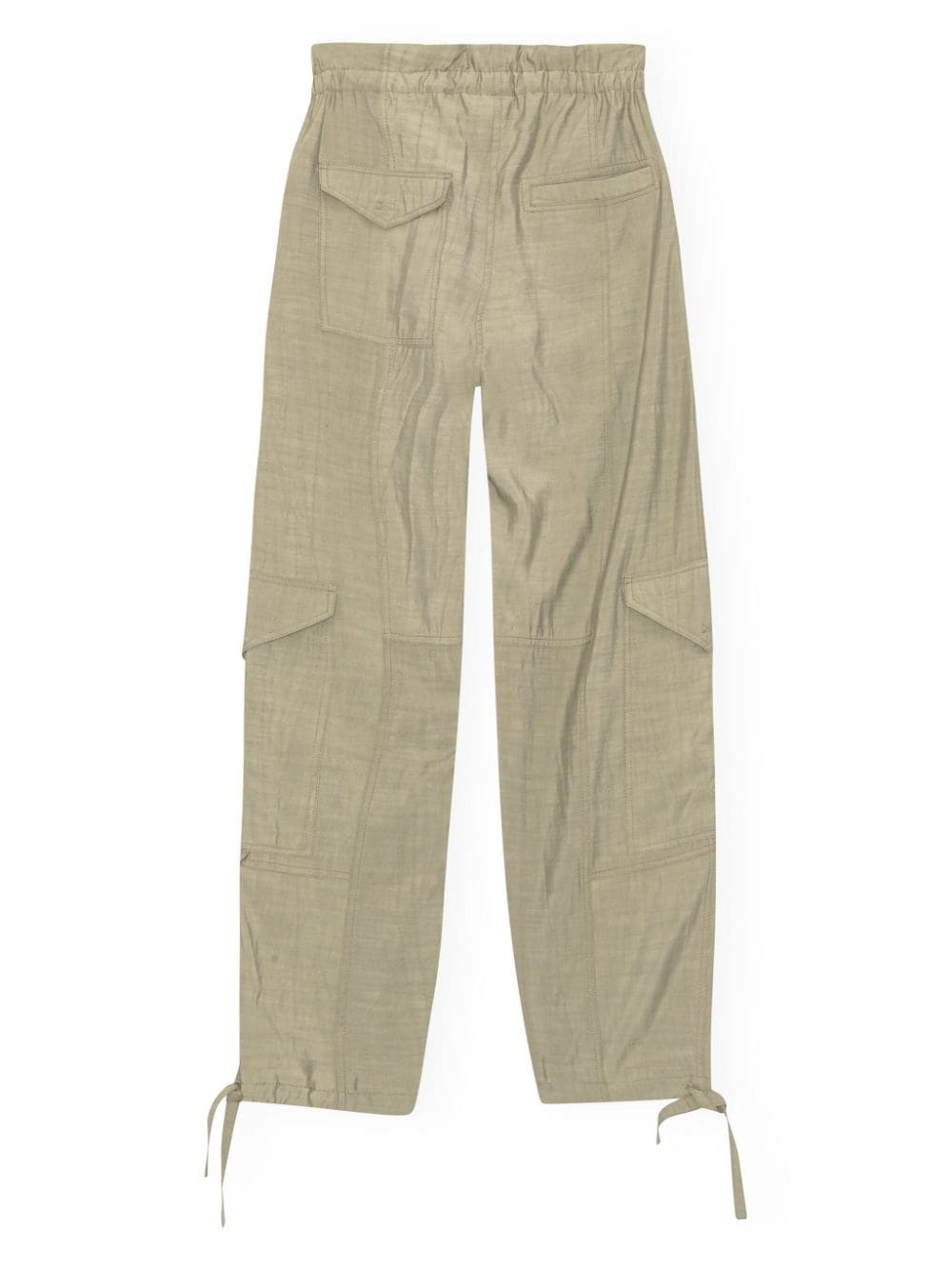 drawstring cargo pants - 5