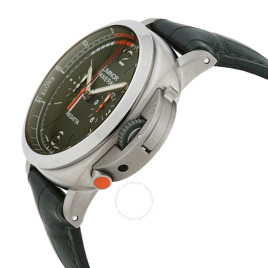 Panerai Luminor Regatta Chronograph Automatic Green Dial Men's Watch PAM01299 - 2