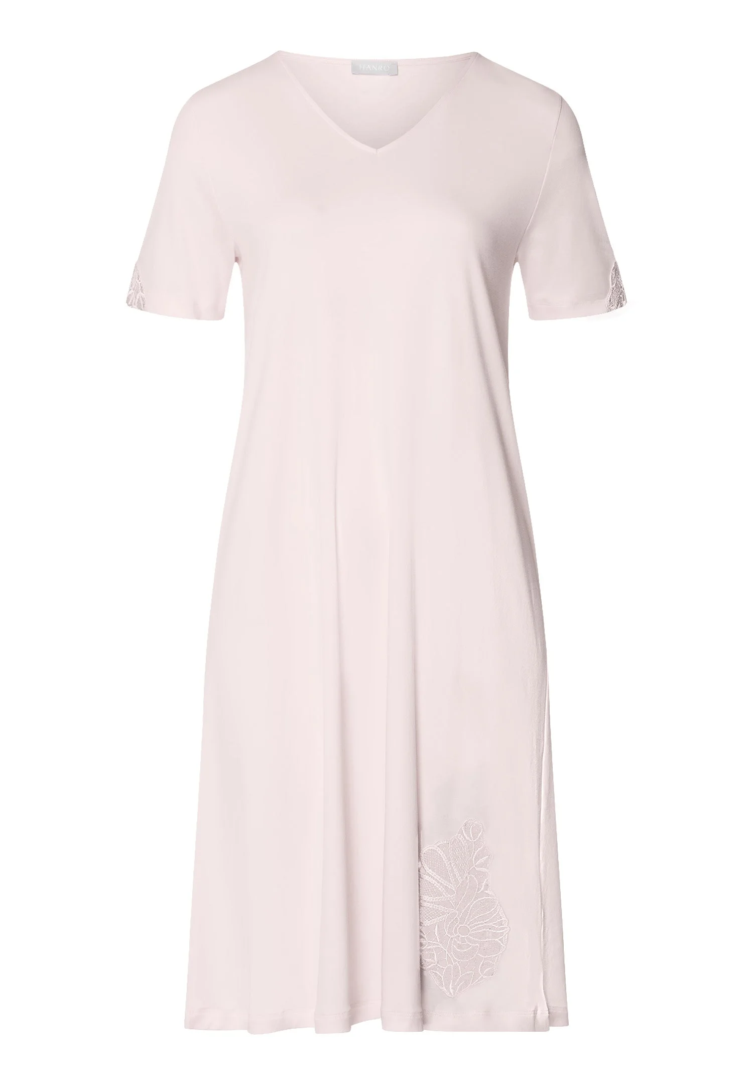 Belina V-Neck Cotton Nightgown - 1