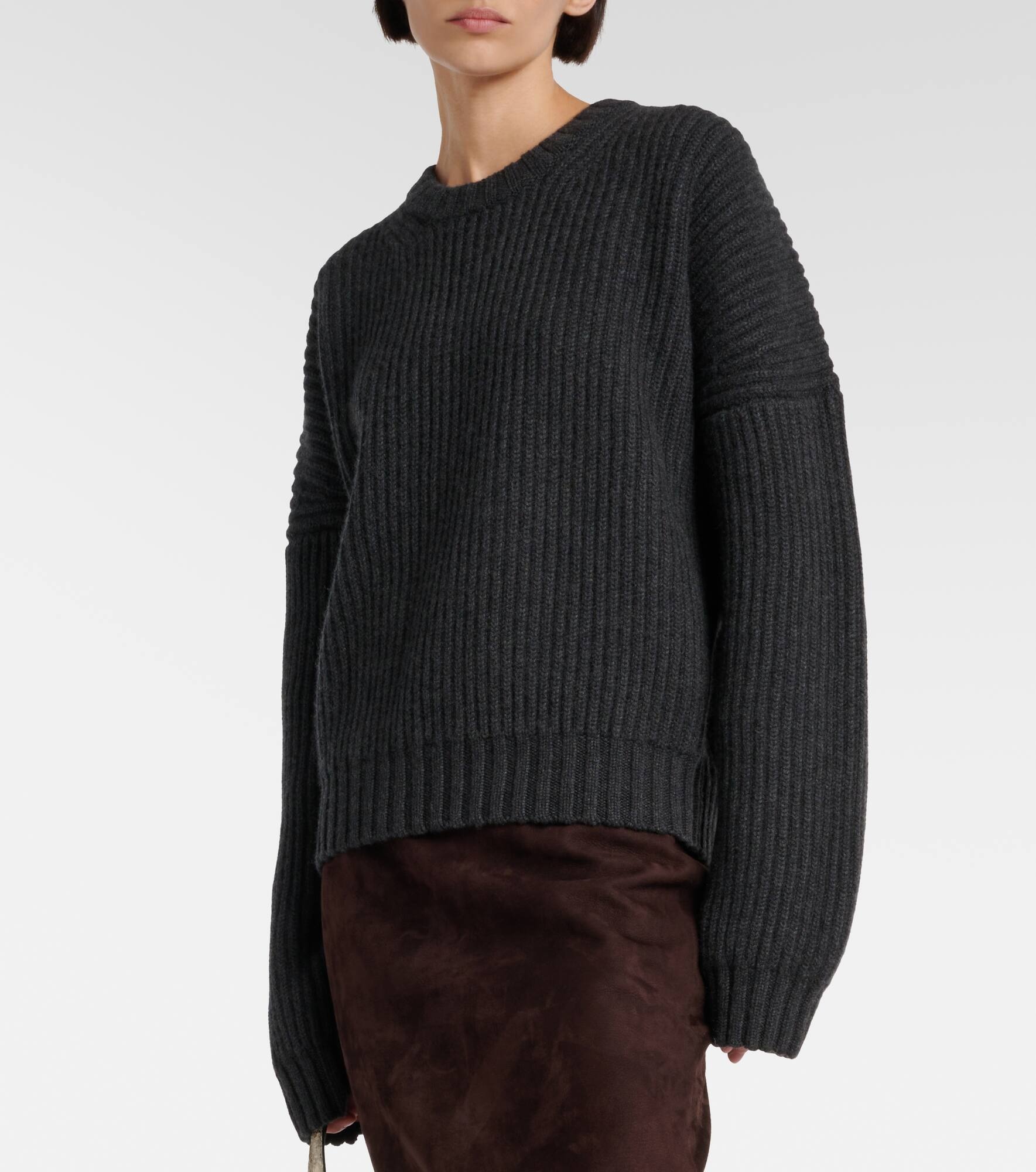 Manuela ribbed-knit cashmere sweater - 5