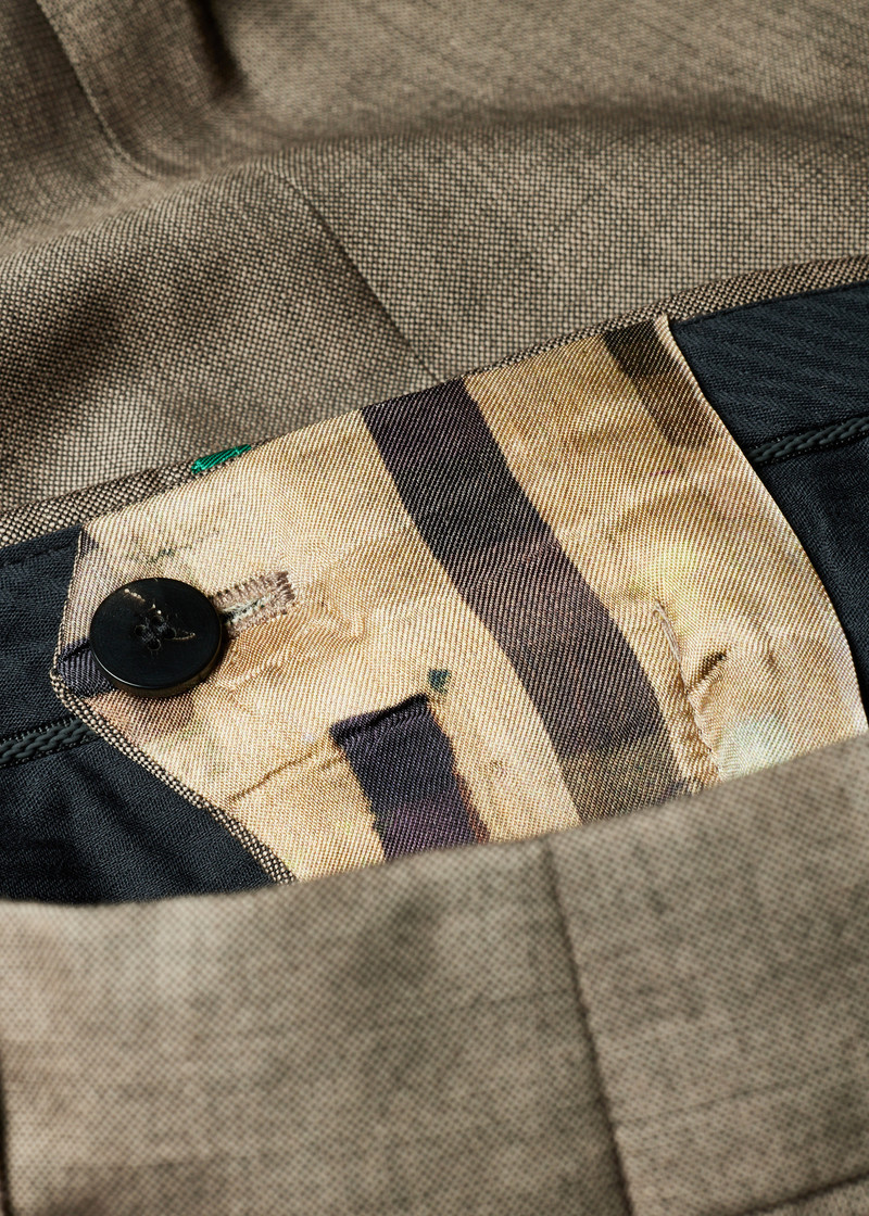 Relaxed-Fit Brown Wool-Mohair Trousers 3