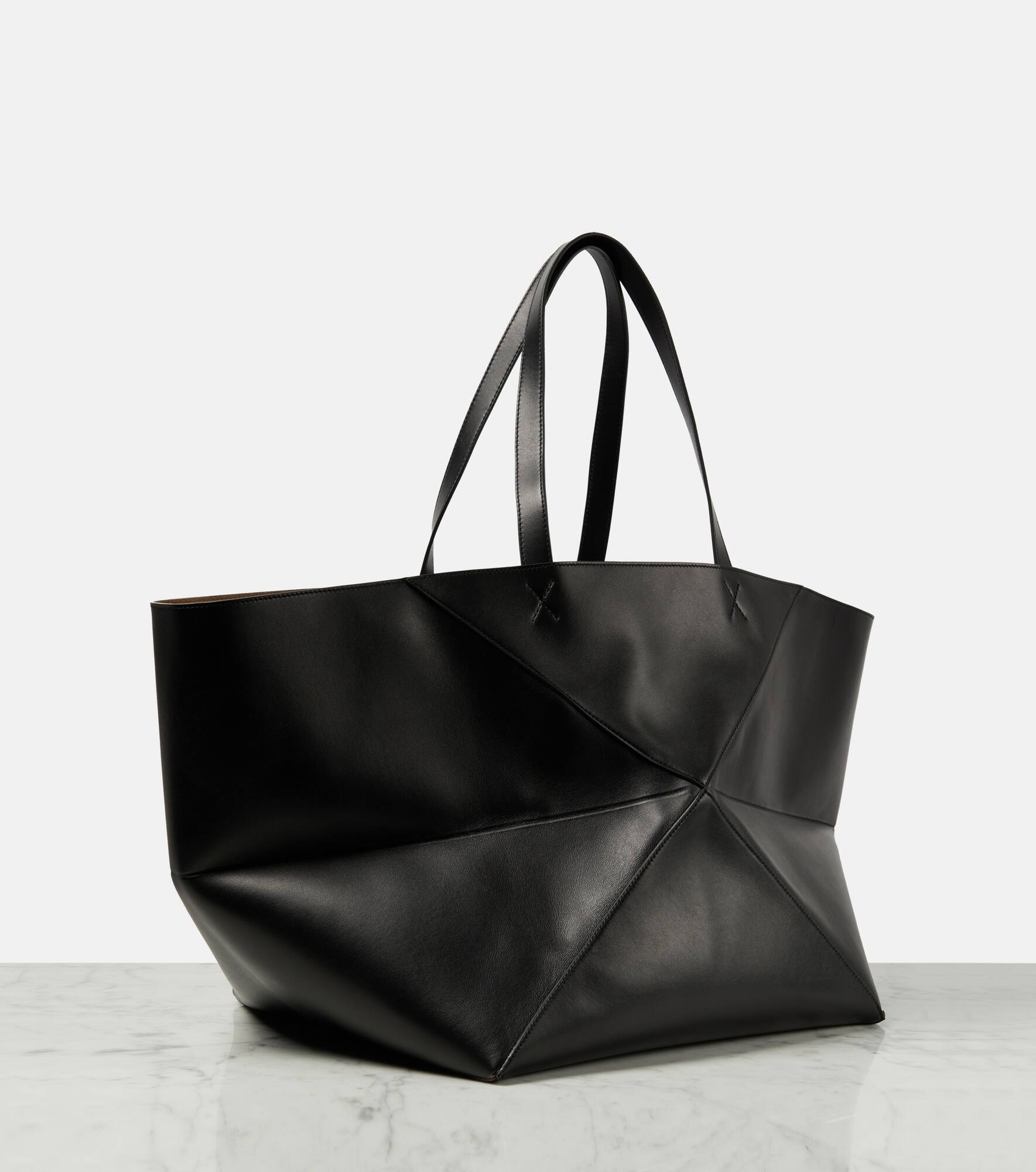 Puzzle Fold XL leather tote bag - 4