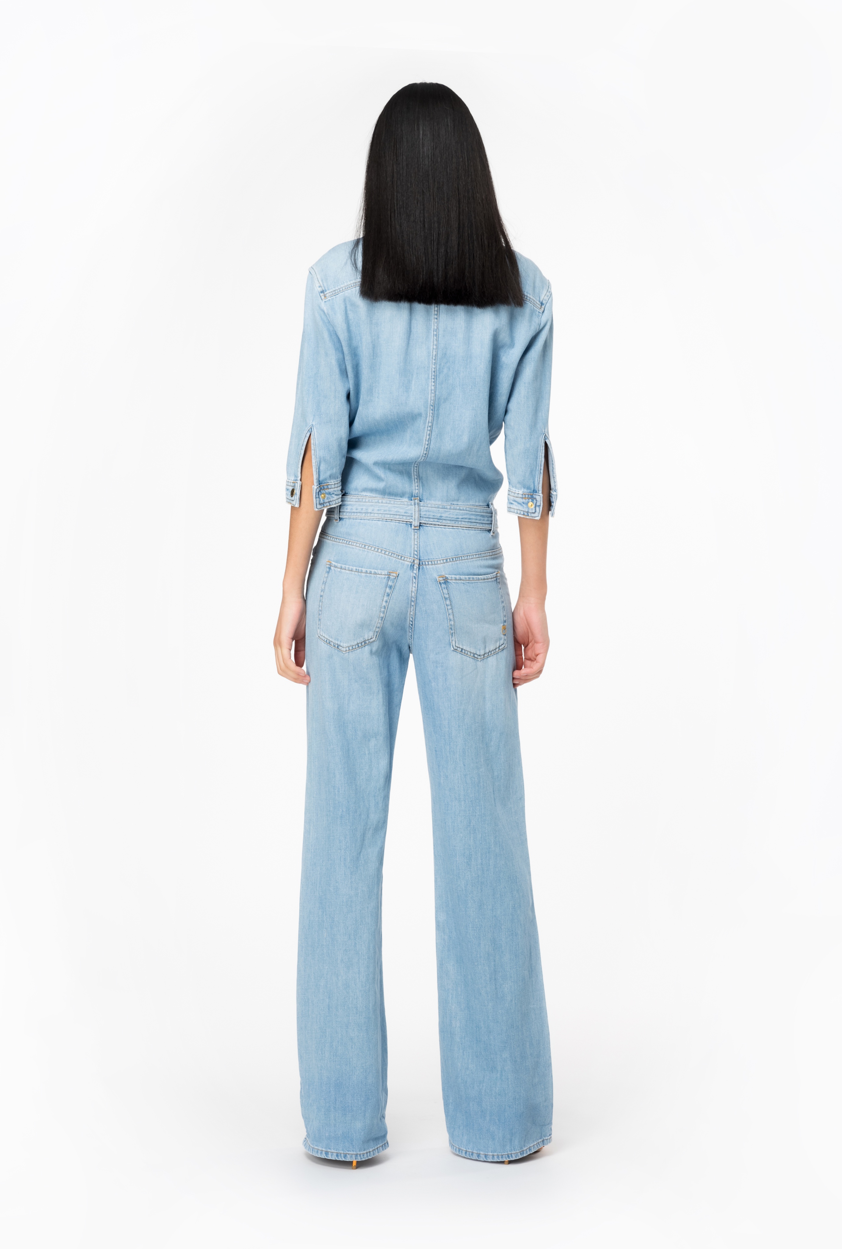 LIGHTWEIGHT DENIM JUMPSUIT - 5