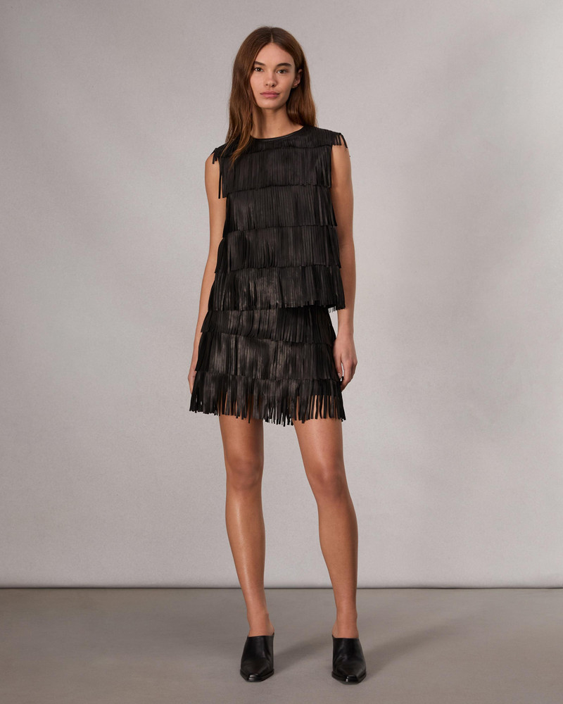 rag & bone Britney Leather Top outlook