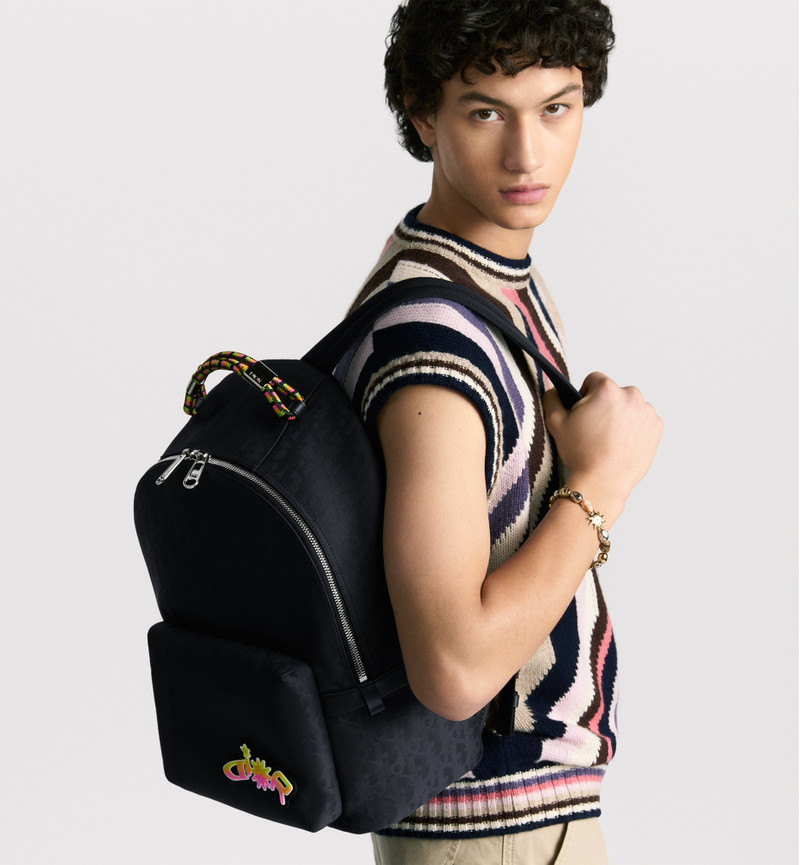 Dior DIOR AND LEWIS HAMILTON Zipped Backpack outlook