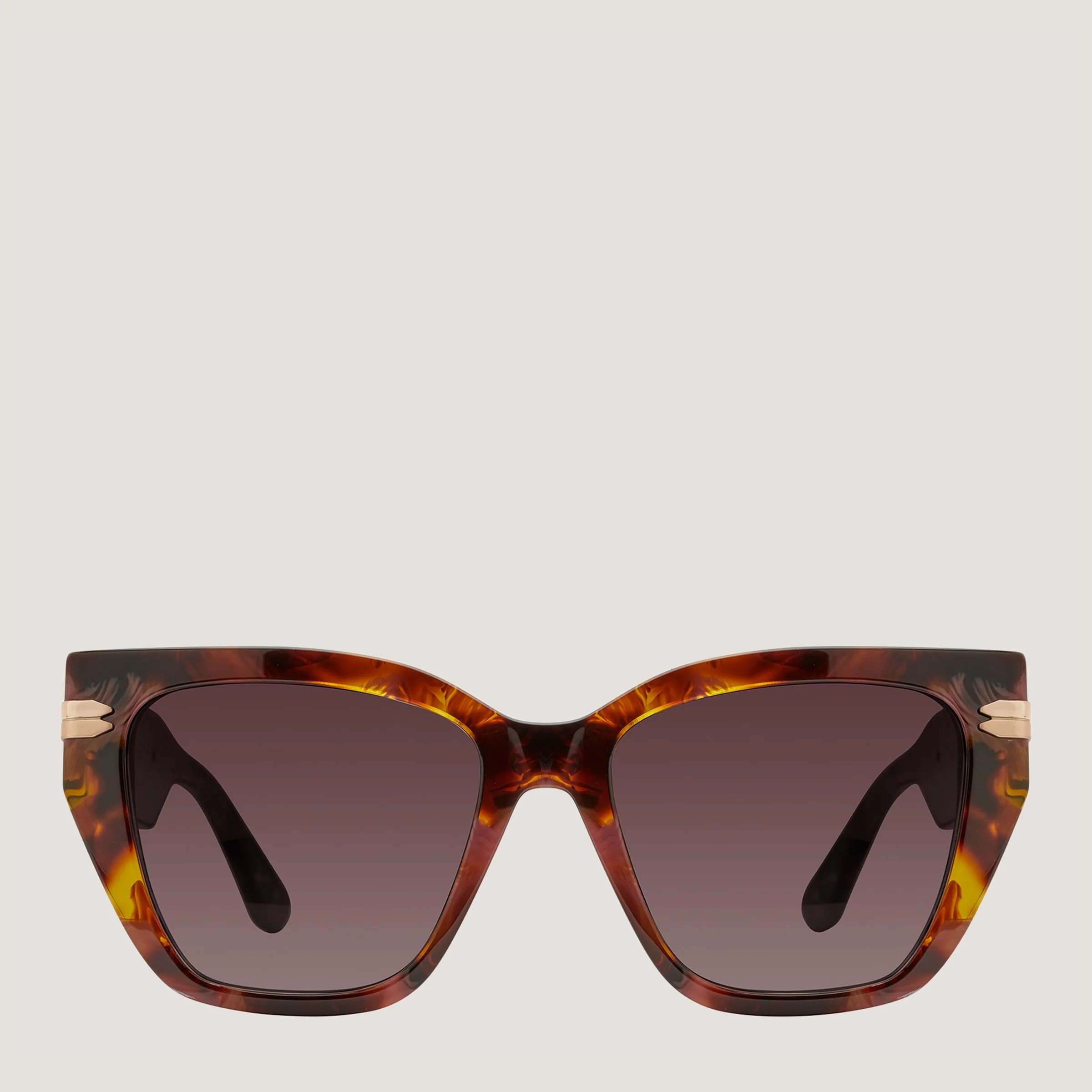 TWO-TONE CAT-EYE SUNGLASSES - 1