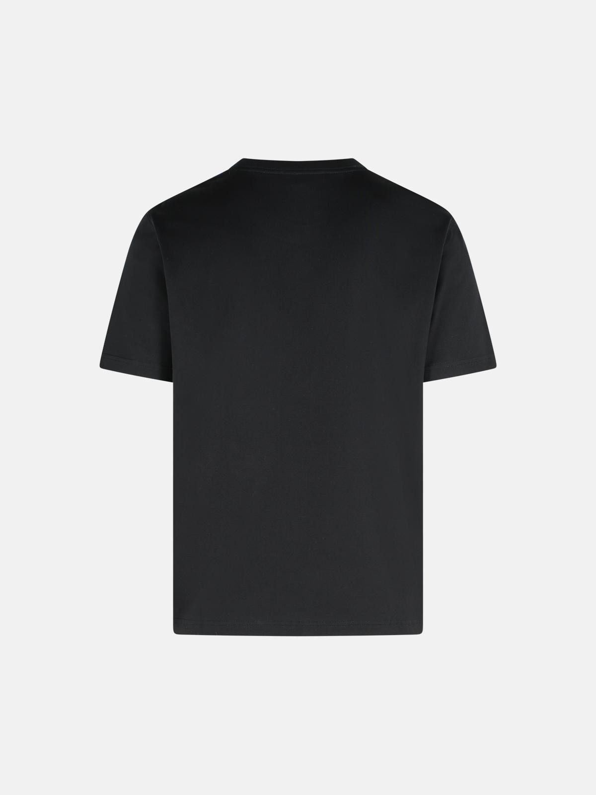 BLACK COTTON T-SHIRT - 3