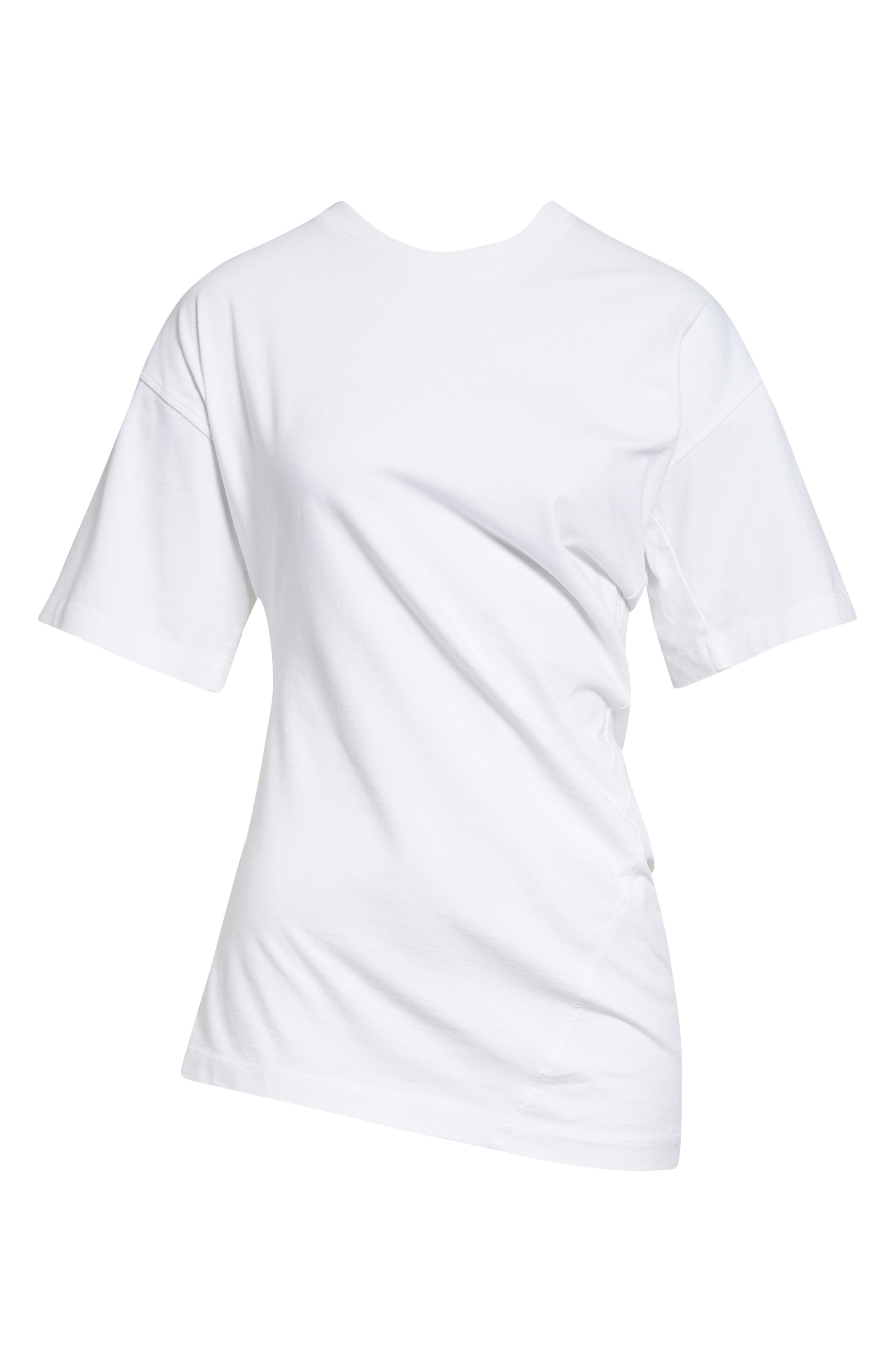 TOTEME Twisted Organic Cotton T-Shirt in Off White at Nordstrom - 6