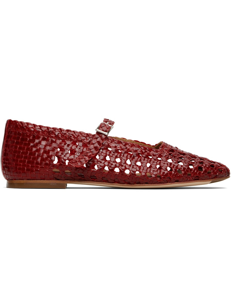 Red Yeida Ballerina Flats 1