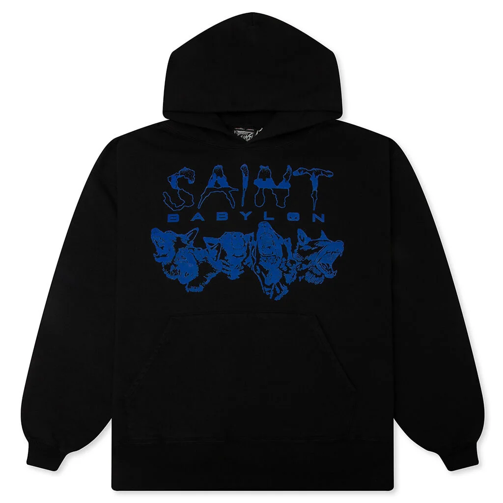 SAINT M6 X BABYLON TRIPLE 6'X DOG HOODIE - BLACK - 1
