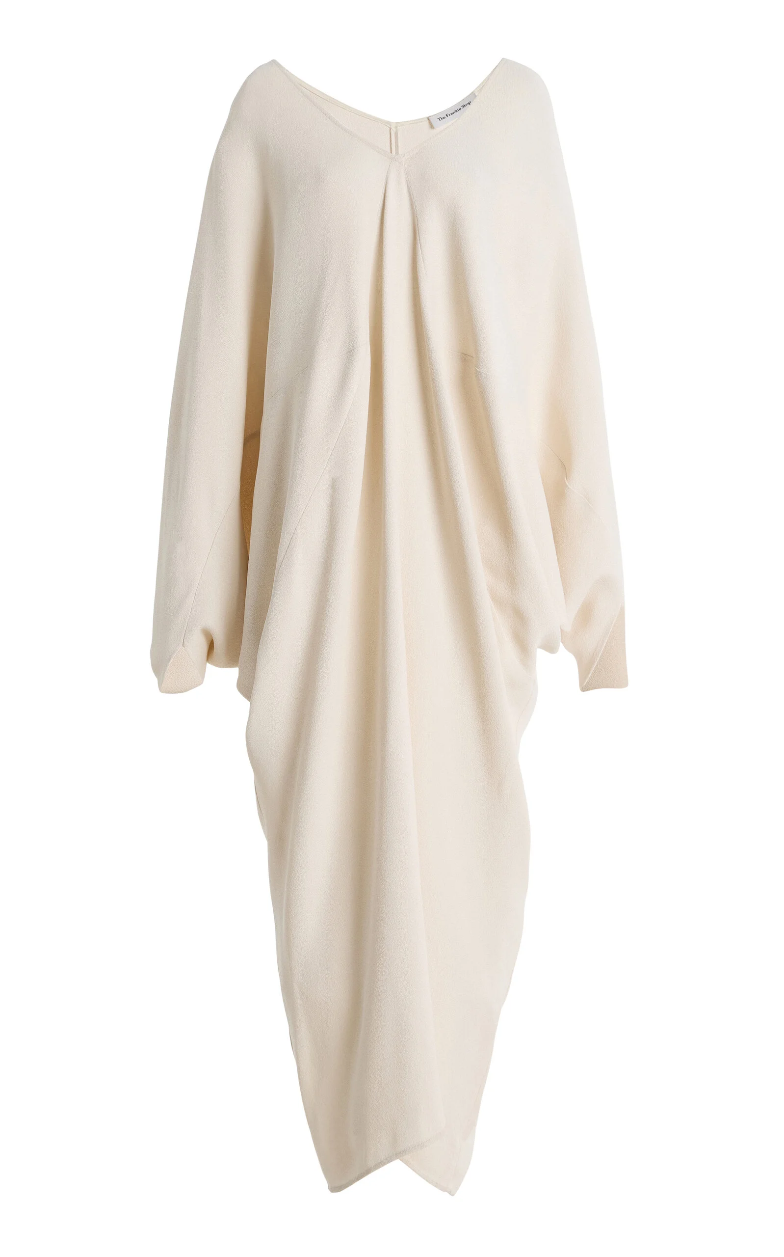 Lilia Crepe Maxi Kaftan Dress ivory - 1