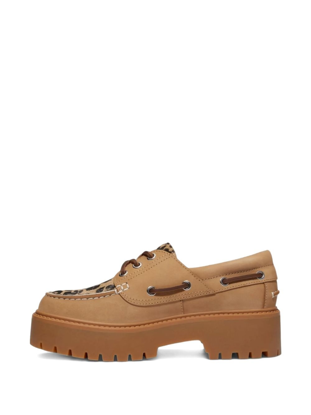 leopard-print loafers - 3