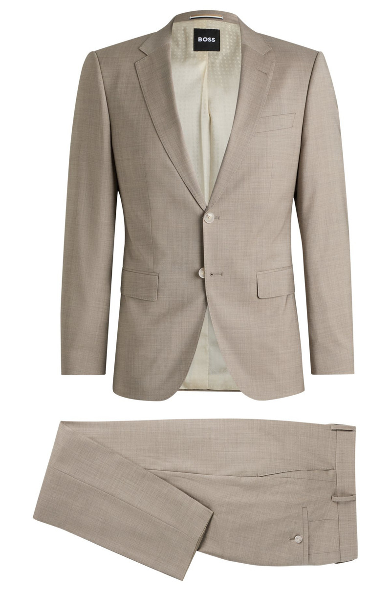 SLIM-FIT SUIT IN VIRGIN WOOL 8