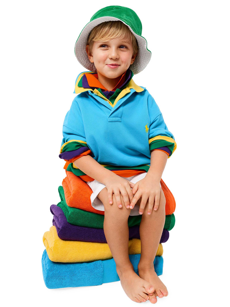 Polo Player Cotton Towel Collection - Corn Yellow 7