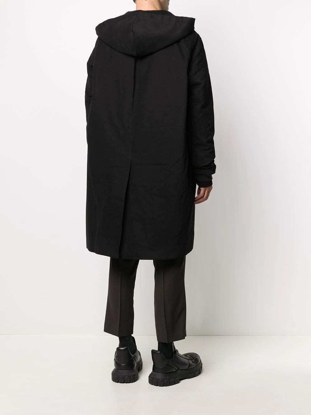 flap-pocket hooded parka  - 4