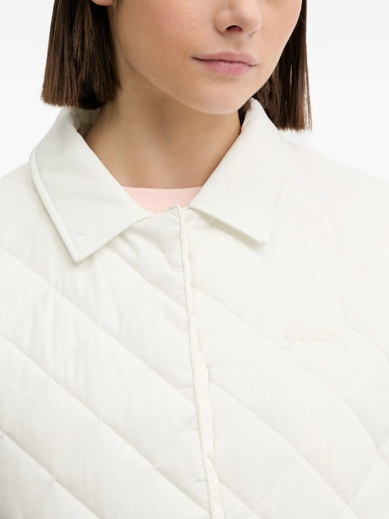 Quilted collared jacket 4