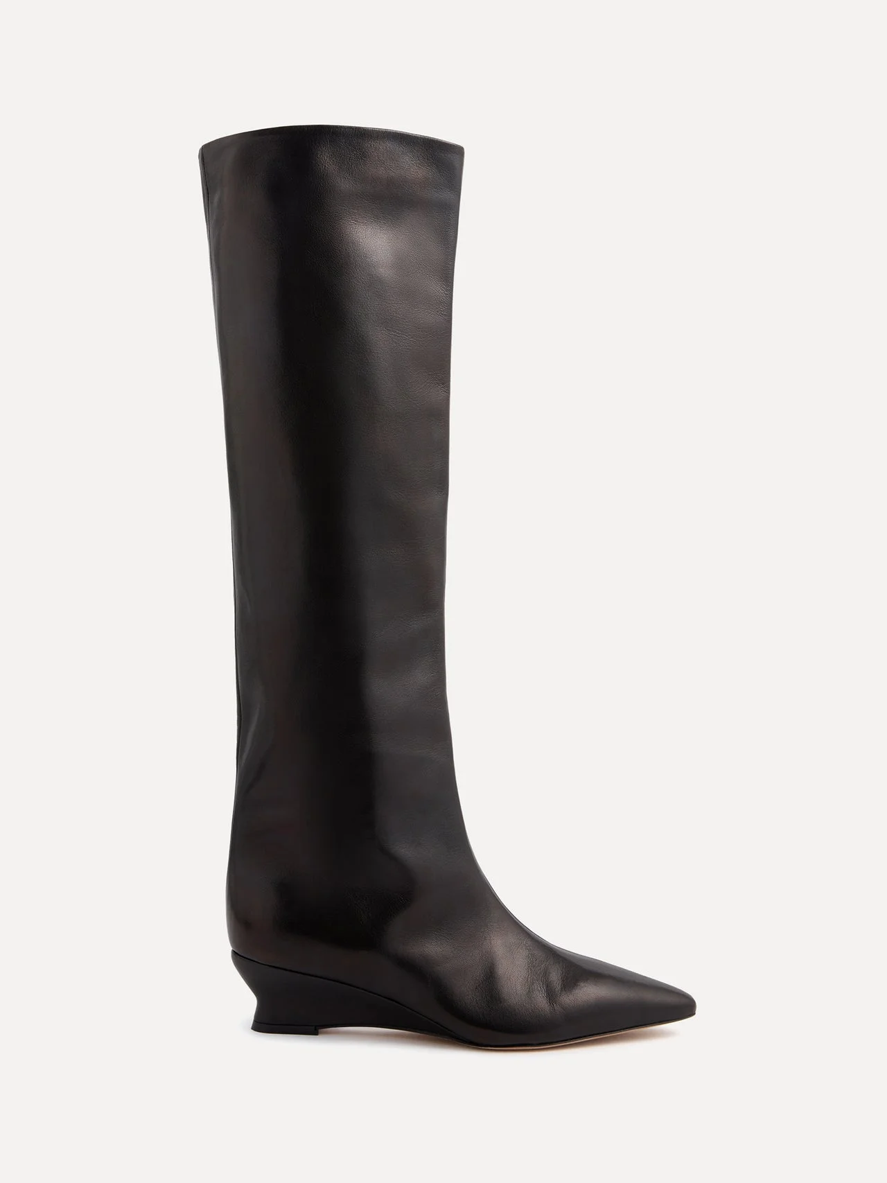 Camille Tall Boot / Black Leather - 1