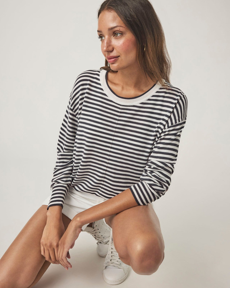 Splendid Finn Stripe Sweater outlook