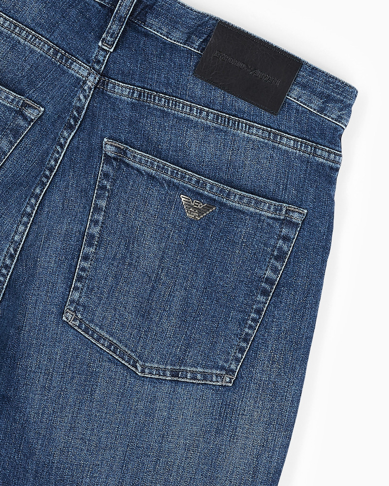 J45 Regular-fit jeans in melange twill 10 oz comfort denim 6