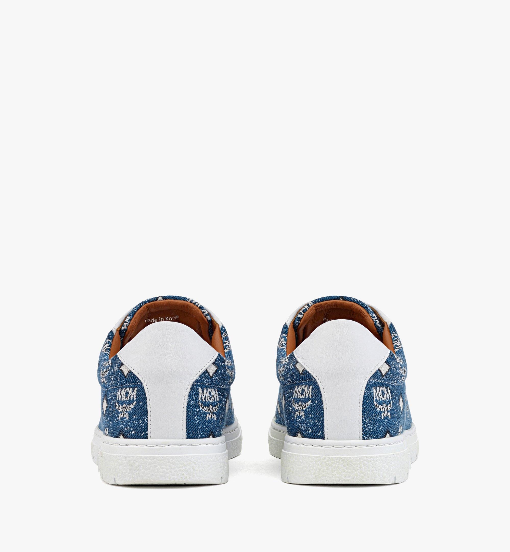 Terrain Lo Sneakers in Denim Jacquard - 4