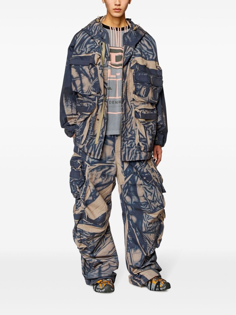 J-Cadmus creased-effect cargo jacket - 2