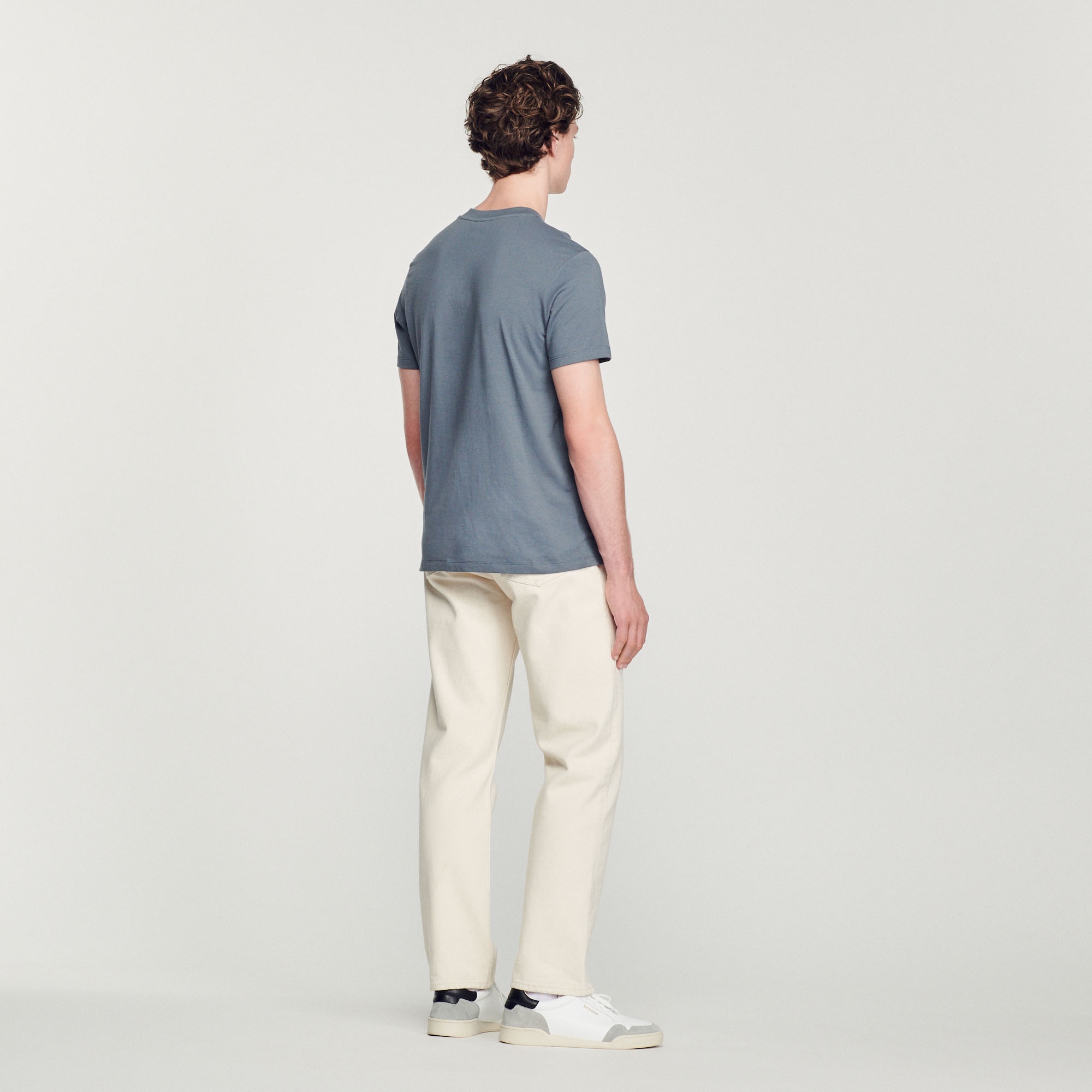 Sandro embroidered T-shirt - 6