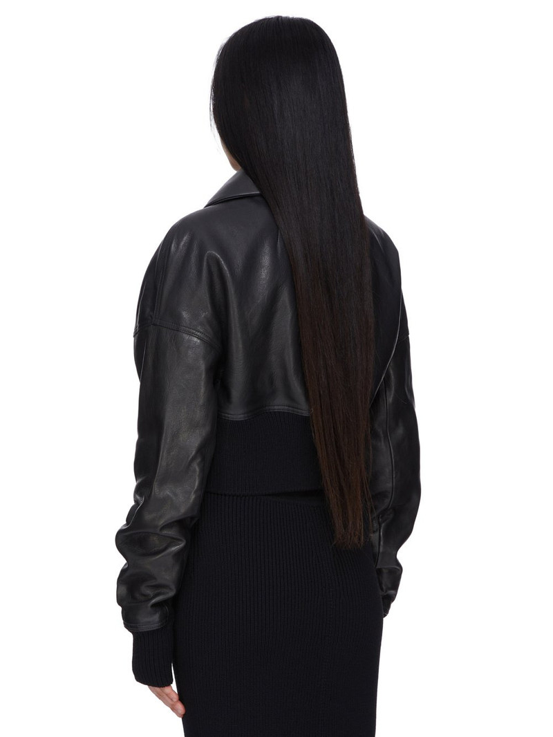 Concordians Dracucollar Cropped Bomber Jacket 3