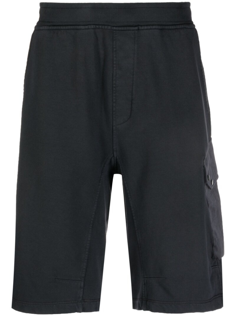 side flap-pocket detail shorts - 1