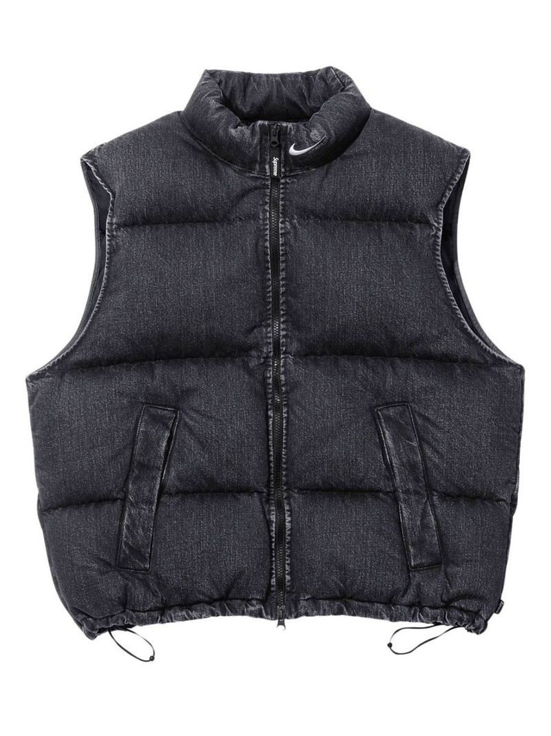 x Nike denim puffer gilet 1