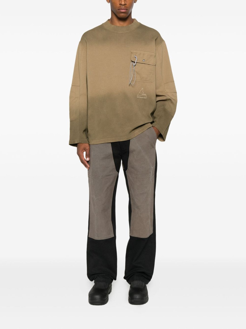 ROA x And Wander garment-dyed T-shirt outlook