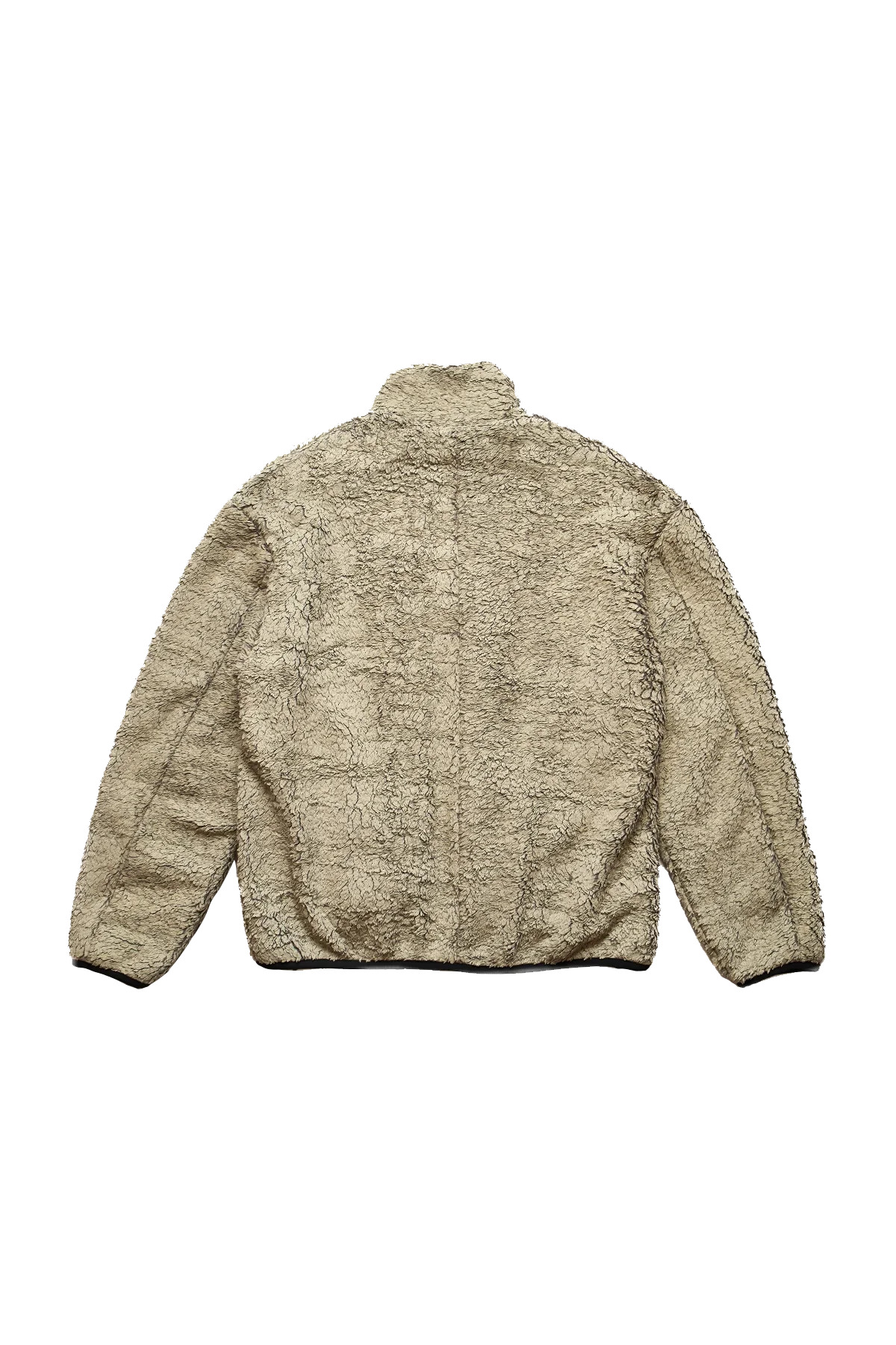 Song For The Mute Funnel Neck Track Jacket Beige - 2