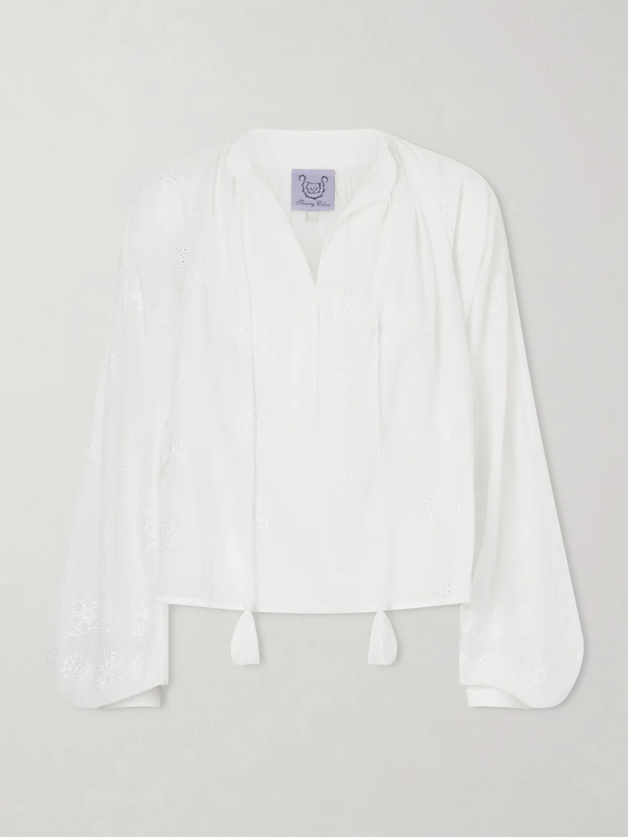 Guise Embroidered Cotton Blouse - 1