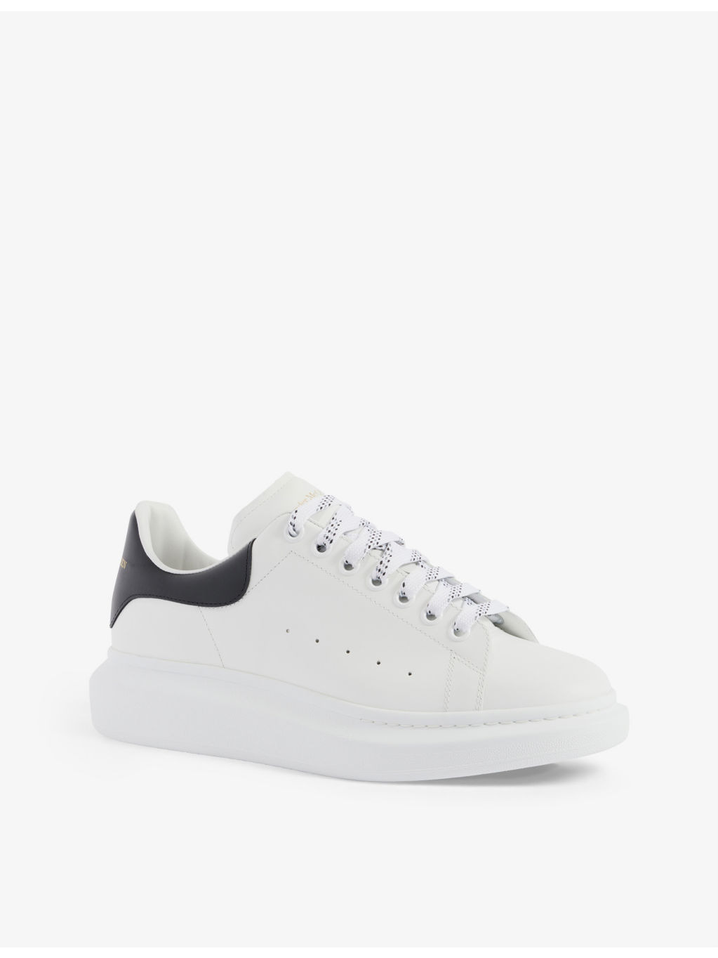 Oversized-sole leather low-top trainers - 3