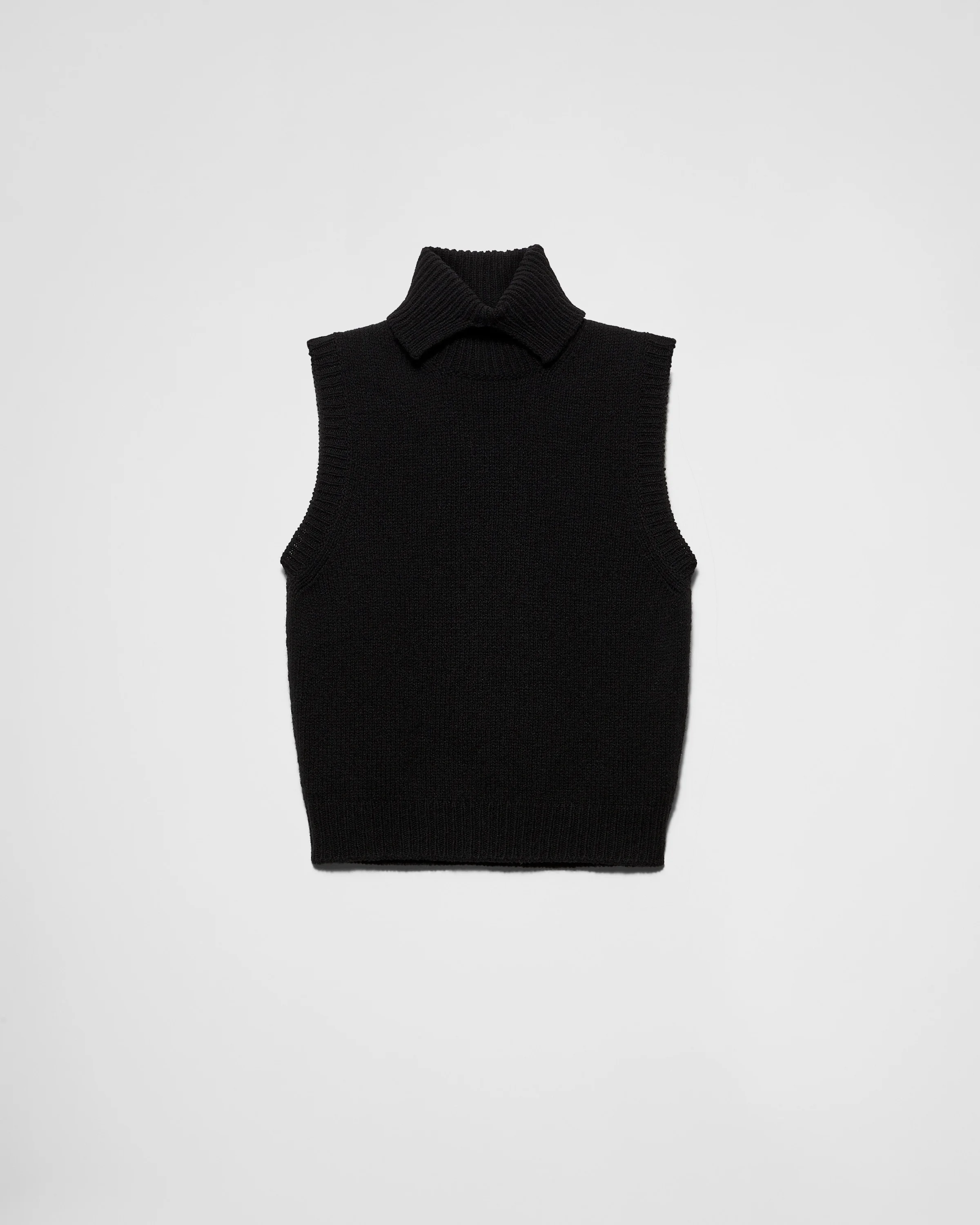 Cashmere turtleneck vest - 1