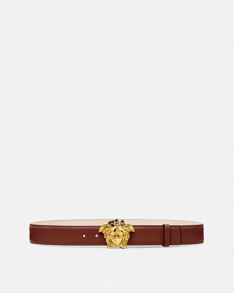La Medusa Leather Belt 4 cm 1
