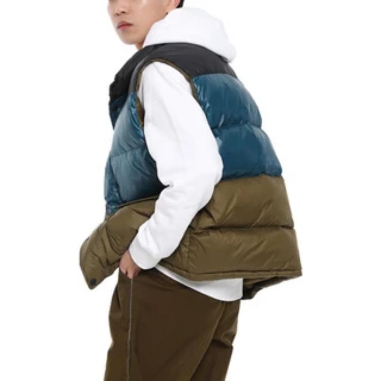 Converse Down Quilted Vest 'Olive Metallic Green' 10017093-A01 - 3