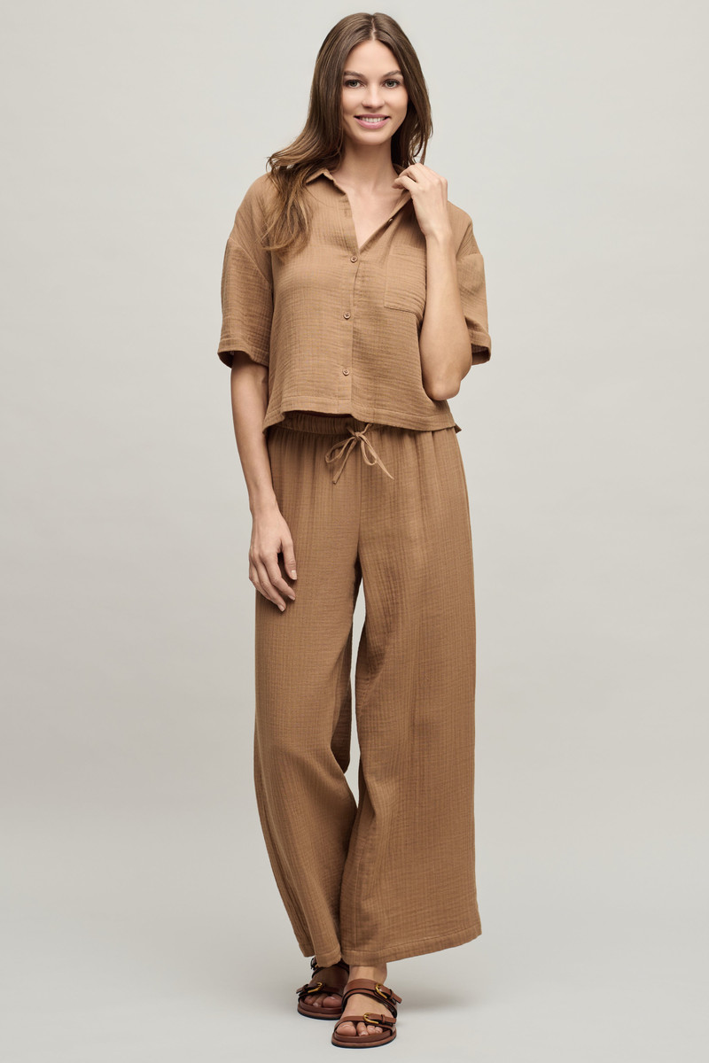 Barefoot Dreams Cotton Gauze Shirt outlook
