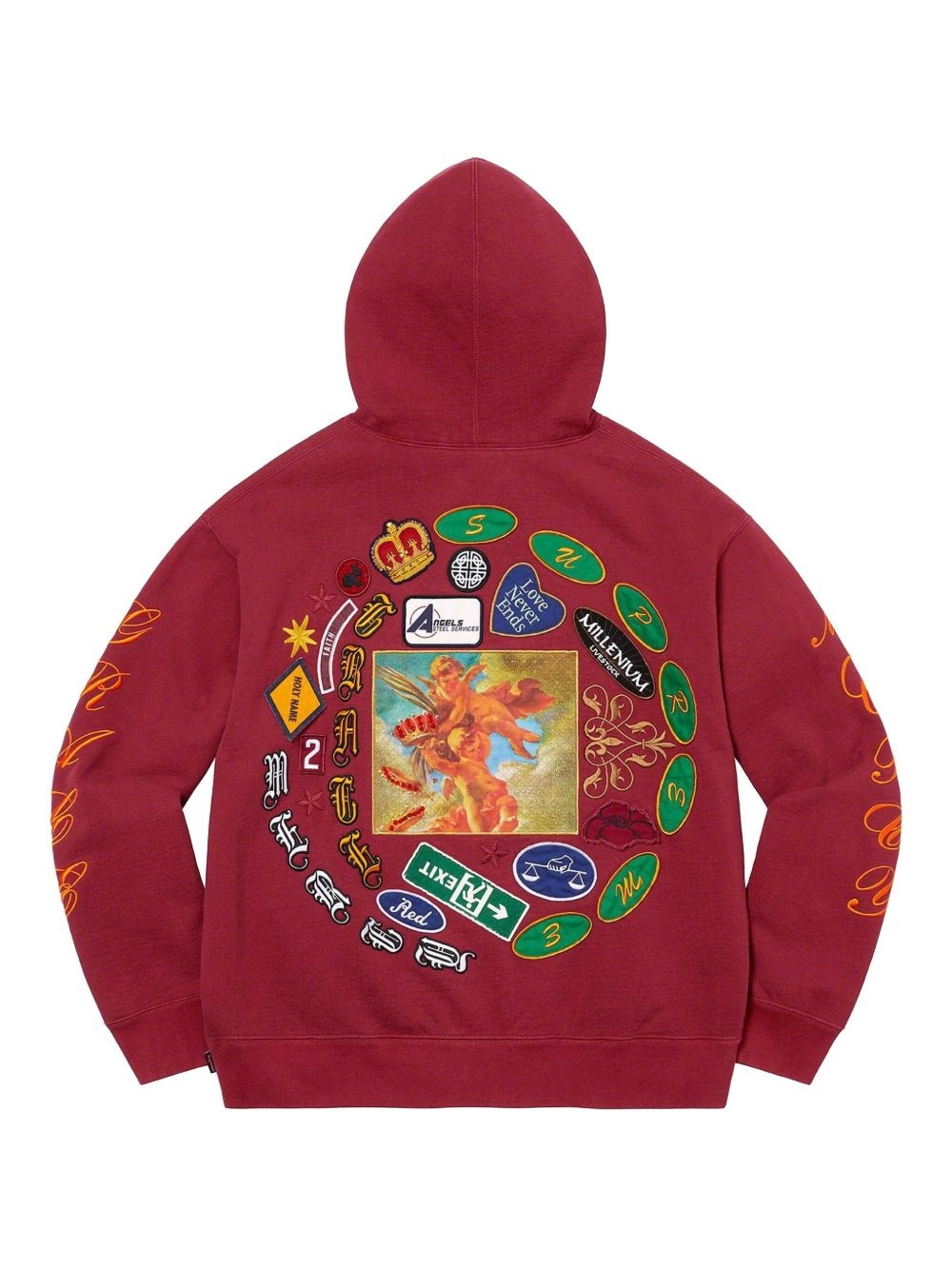 Patches Spiral hoodie - 2