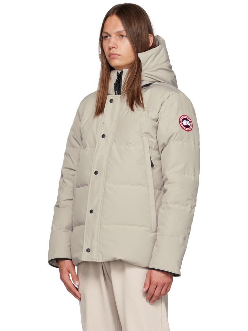 Canada Goose Beige Wyndham Down Jacket outlook