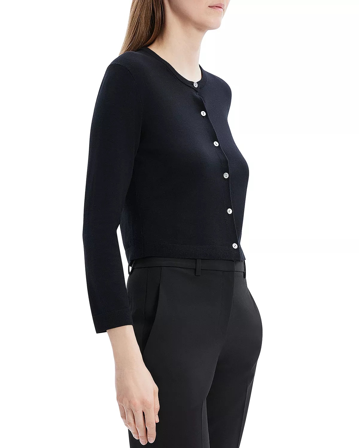 Cropped Wool Cardigan - 4