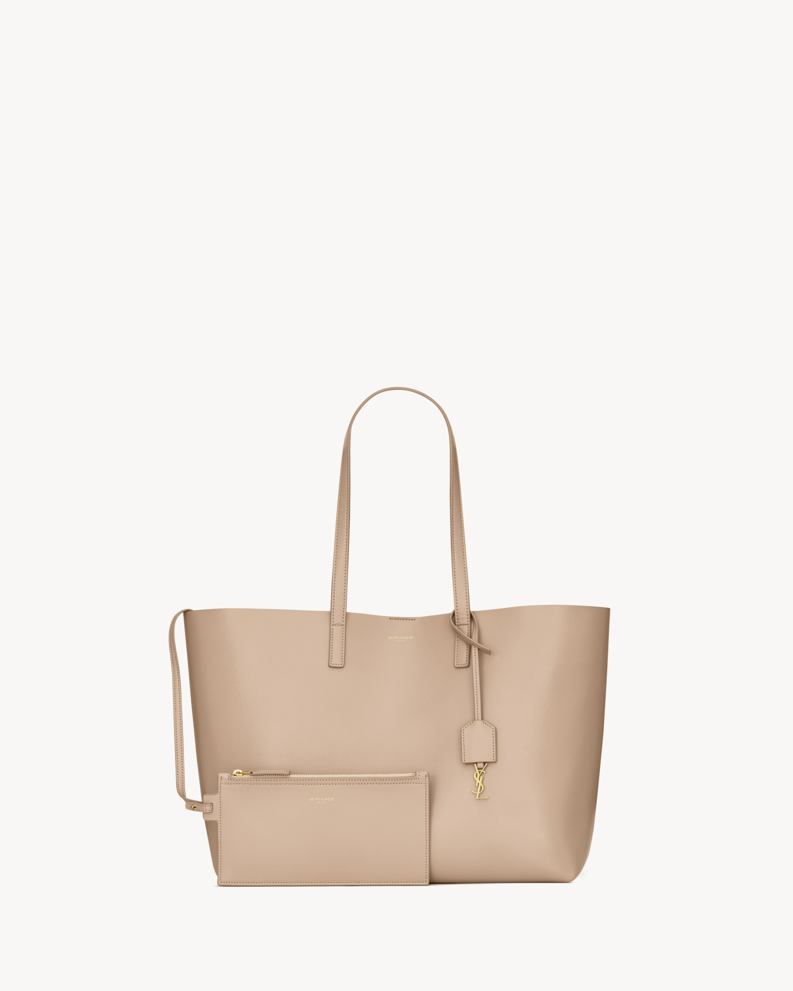 SHOPPING SAINT LAURENT LEATHER - 2